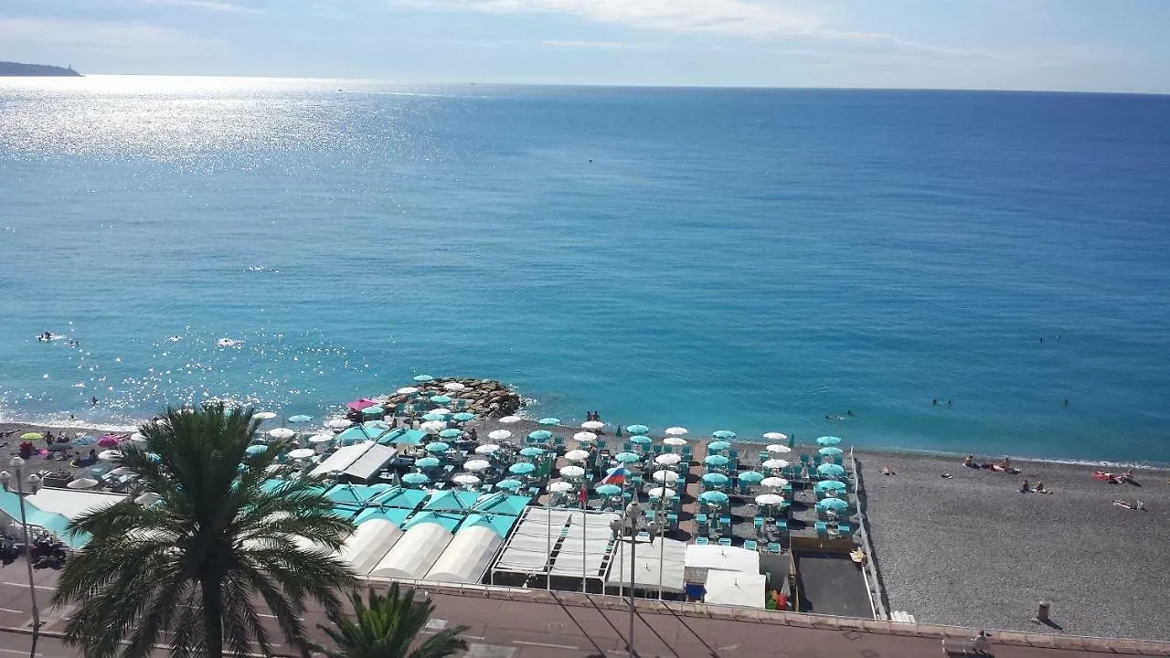 Appartement 3 Pieces Nice Promenade Des Anglais Dernier Etage Vue Mer Solarium 公寓